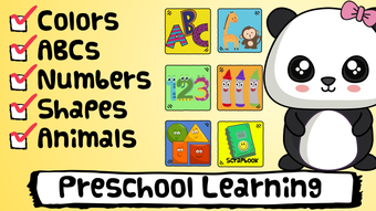 Panda Preschool Learning App