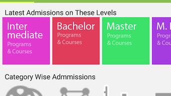 Admissions - 1st year, bachelor and masters merits