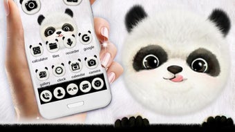 Cute Panda Launcher Theme Live HD Wallpapers