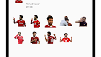 Mo Salah stickers for WhatsApp