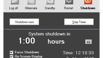 Vista Shutdown Timer