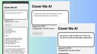 Cover Me AI: Cover Letter Generator