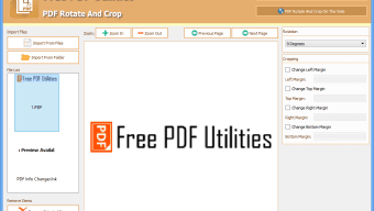 Free PDF Utilities - PDF Rotate and Crop