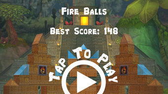 Knock down with Fire Balls