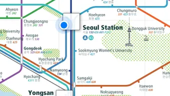 Seoul Rail Map Lite