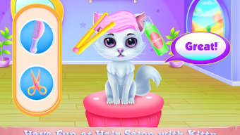 Cute Kitty Caring and Dressup