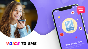 Voice sms typing: SMS by voice