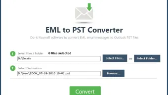 ZOOK EML to PST Converter