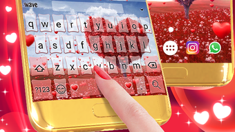 Land of Love Animated Keyboard  Live Wallpaper