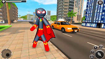 Stickman Mafia Rope Hero - Superhero Gangster Game