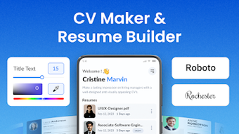 Resume Builder - CV Maker App