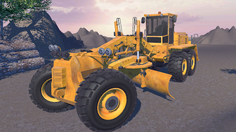 Grader Simulator Snowy Roads