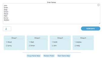 Random Group Generator