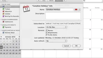 Canadian Holiday Calendar