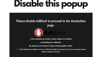 'disable adblock' popup remover