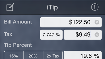 iTip Calc by PalaSoftware