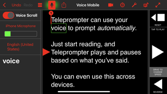 Teleprompter for iPad  iPhone