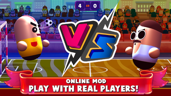 2 Player Head Soccer Game