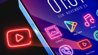 Neon Icon Designer App