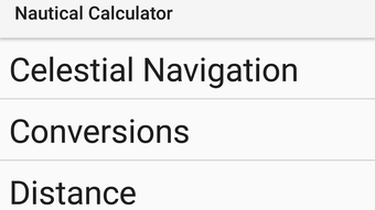 Nautical Calculator