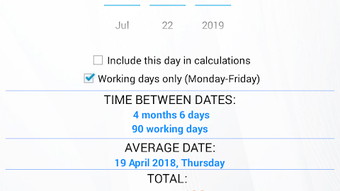 Date (Days) Calculator