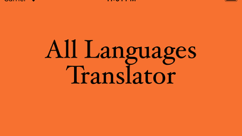 All Languages Translation