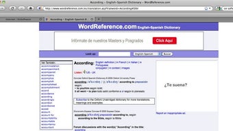 WordReference Translator