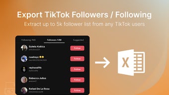 TikFollow - Export TikTok Follower/Following