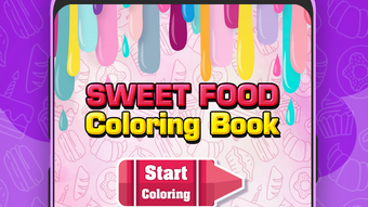 Cute Sweet Food Coloring Book