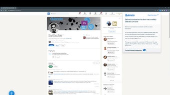 Quinncia Linkedin Extension