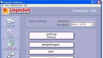 LingvoSoft FlashCards English-Indonesian