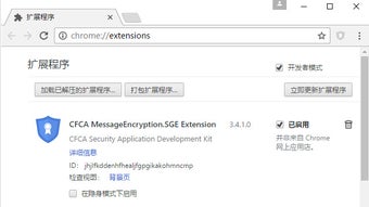 CFCA MessageEncryption.SGE Extension