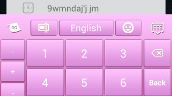 Keyboard Launcher Pink