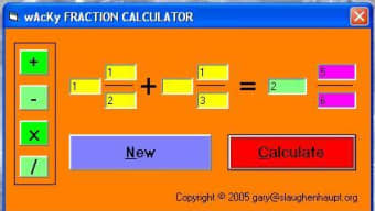 Wacky Fraction Calculator
