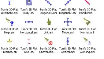 Tumi's 3D Flat Cursor Set