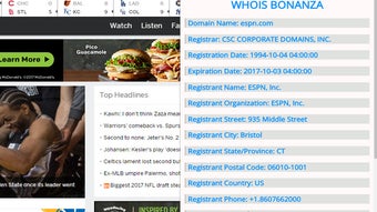 Whois Bonanza