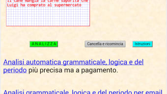 Analisi grammaticale italiana