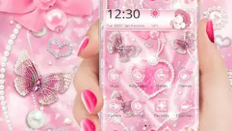Pearl pink silky theme