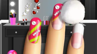 Glitter Nail Salon: Girls Game by Dress Up Star