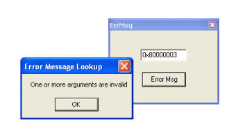 Windows Error Code Lookup Tool