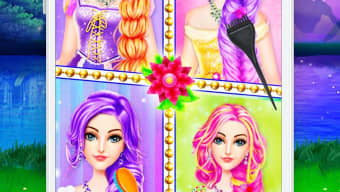 Long Hair Princess Salon Makeover Dress Up Girls