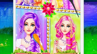 Long Hair Princess Salon Makeover Dress Up Girls