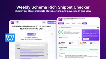 Weebly Schema Rich Snippets for Google Chrome - Extension Download