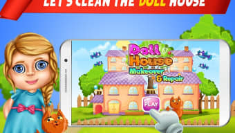 Doll House Makeover: Home Repair  Cleaning Games