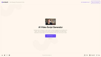 Video script generator