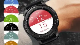 Two Sides Flat Watch Face