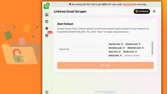 Linktree Email Scraper