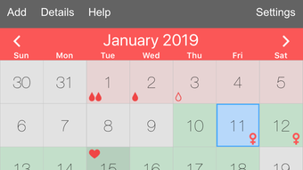 Menstrual Periods Tracker