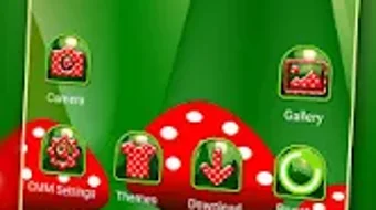 Red Mushroom Green Theme