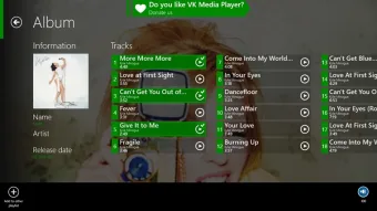 VK Media Player for Windows 10